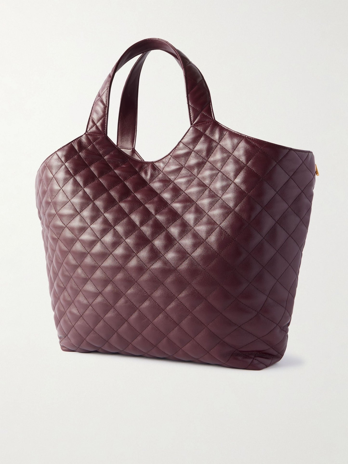 Embellished Quilted Leather Tote
