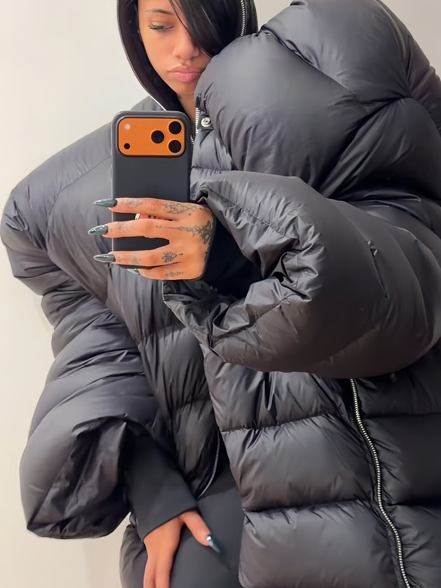 Ultra-Puff Black Coat