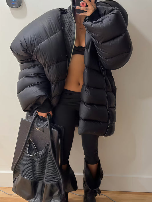 Ultra-Puff Black Coat