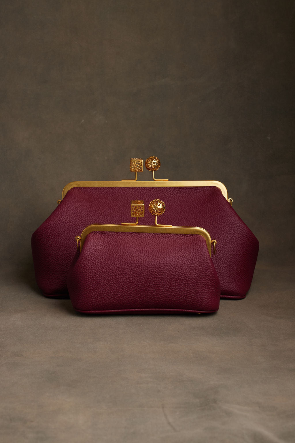 Medium/Mini Kiss Lock Clutch