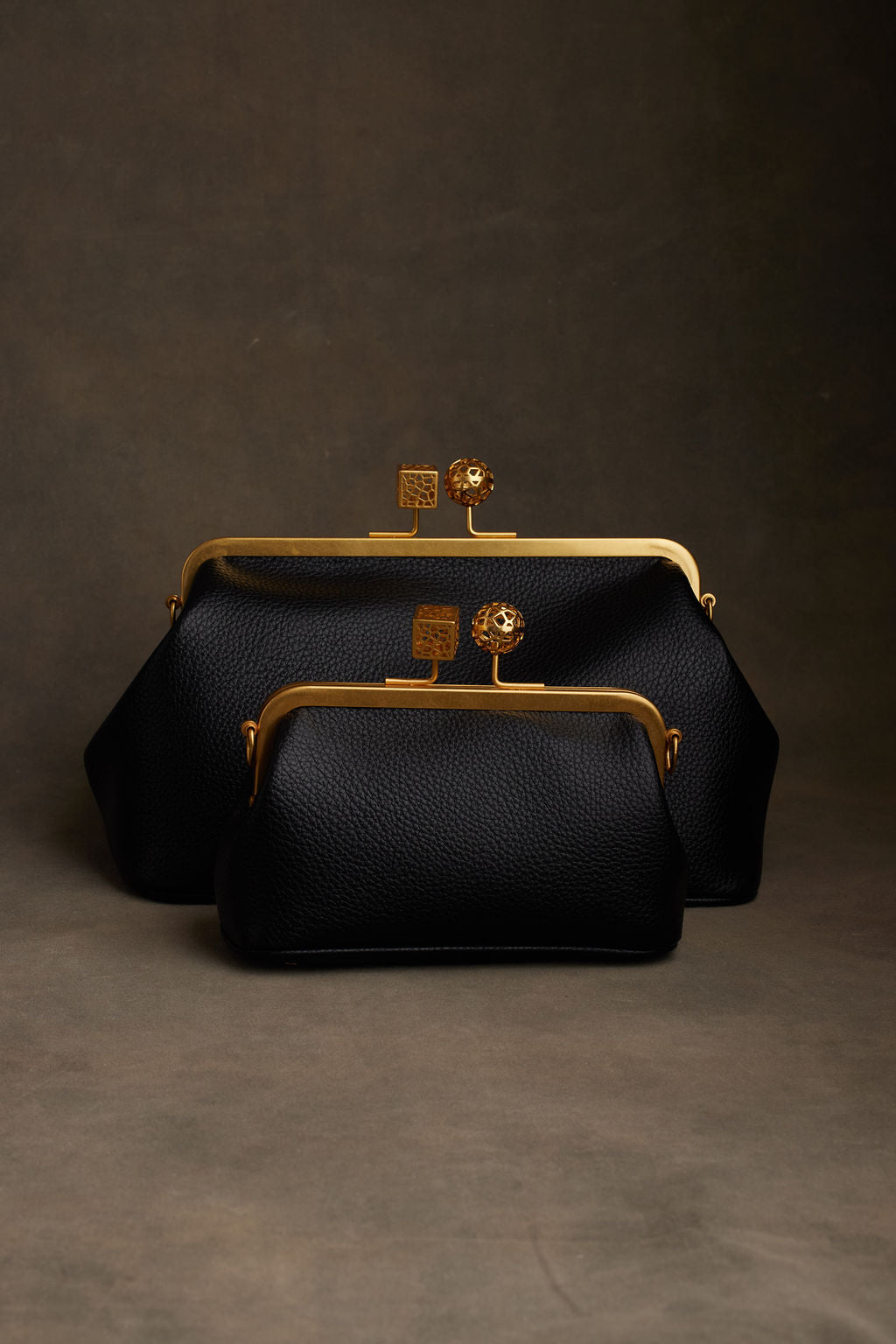 Medium/Mini Kiss Lock Clutch