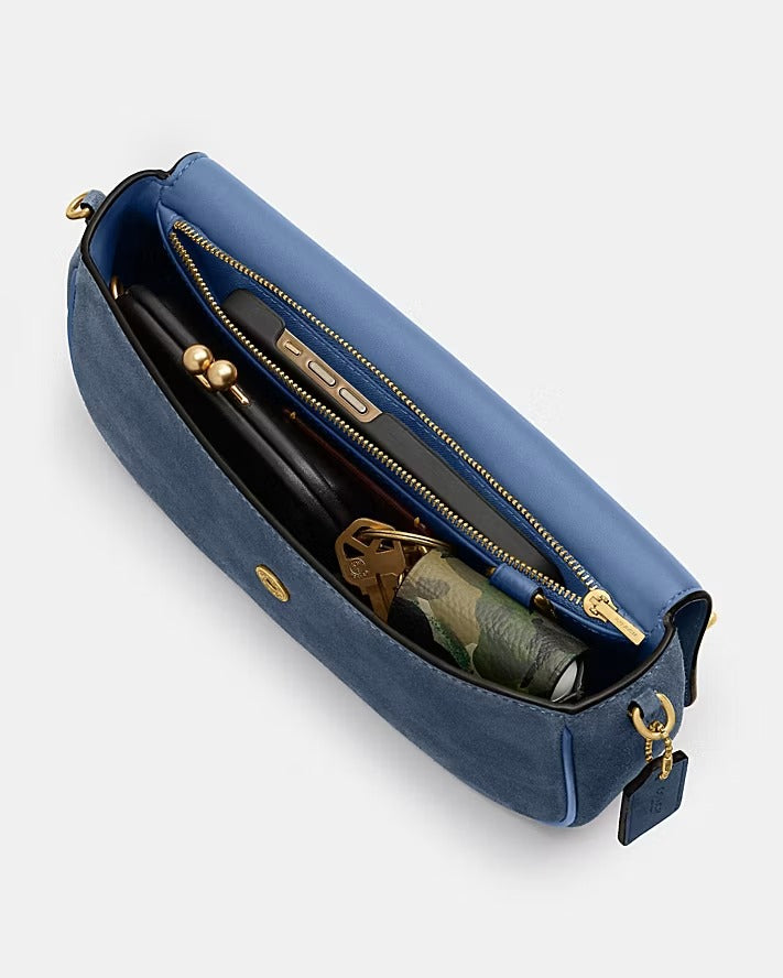 Suede Tabby Shoulder Bag