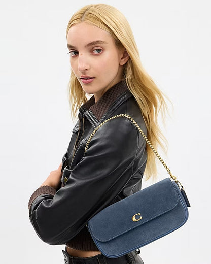 Suede Tabby Shoulder Bag