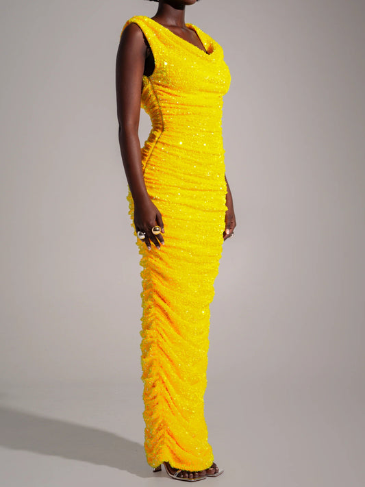 Jess Sequin Maxi Dress