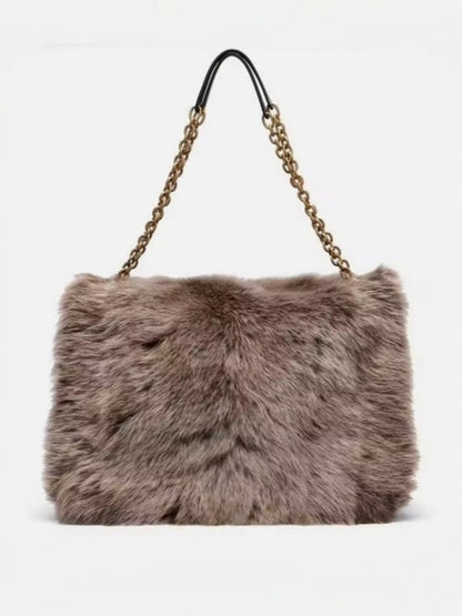 Jamie 4.3 Large Shearling Shoulder Bag