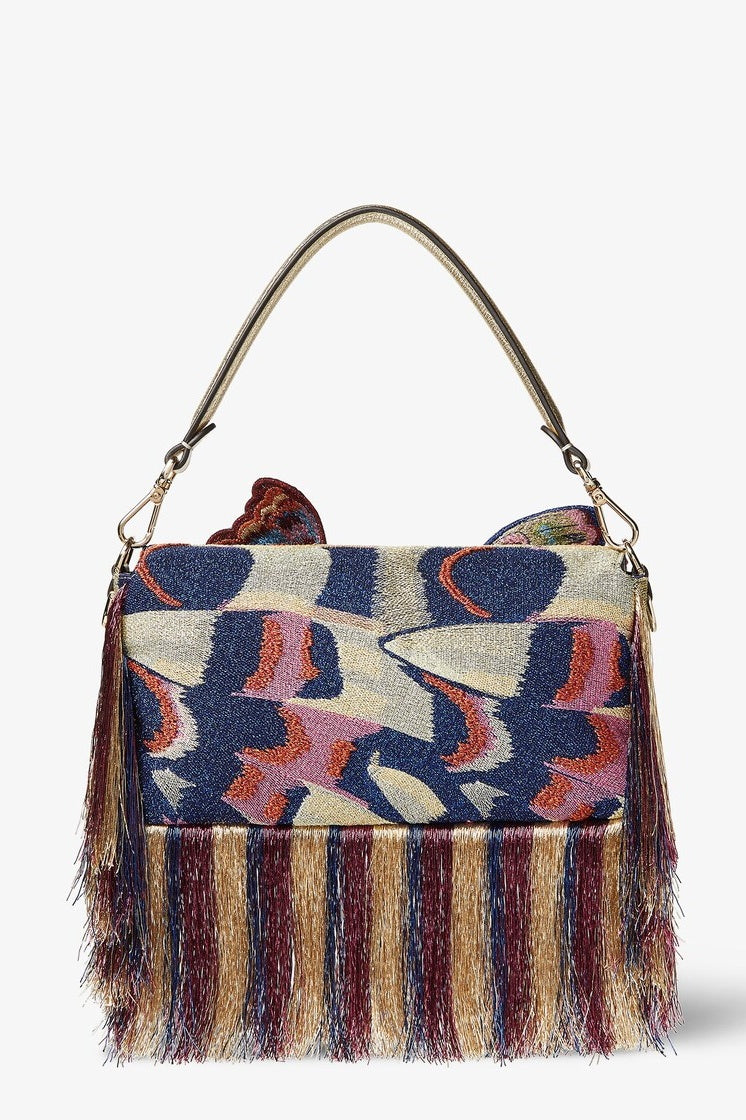 Butterfly Wings Disco Sequins Baguette Tags