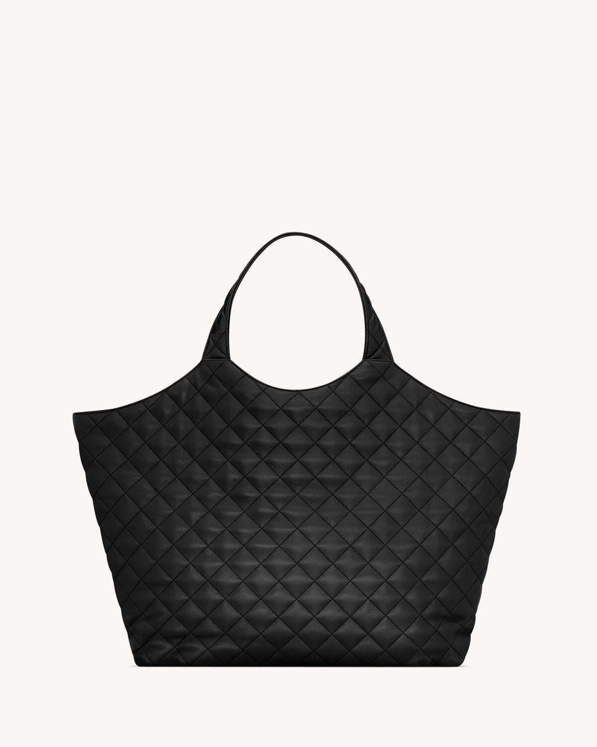Embellished Quilted Leather Tote