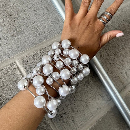 Crystal Pearl Blessing Bracelet