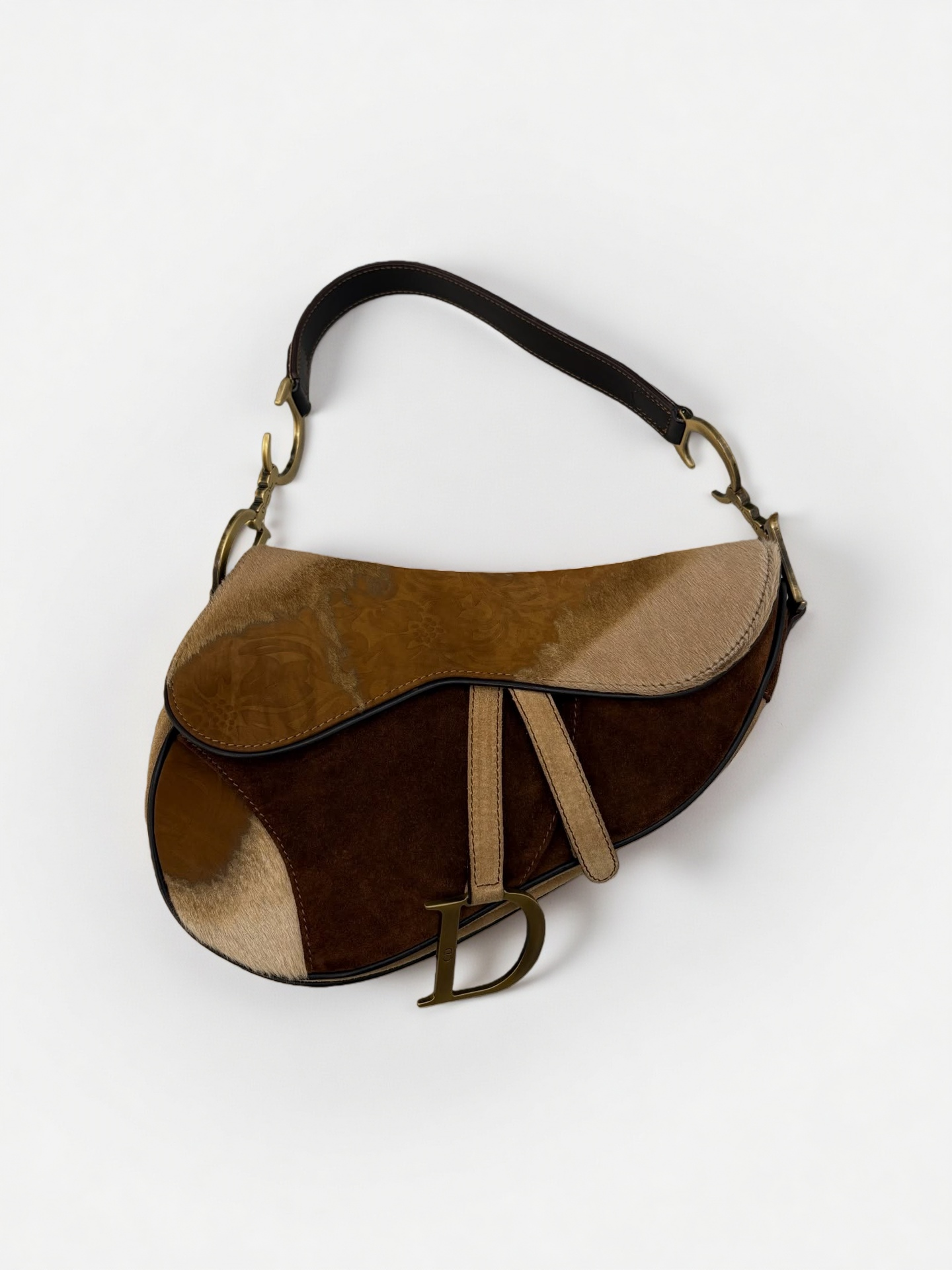 Vintage Western-Inspired Saddle Bag