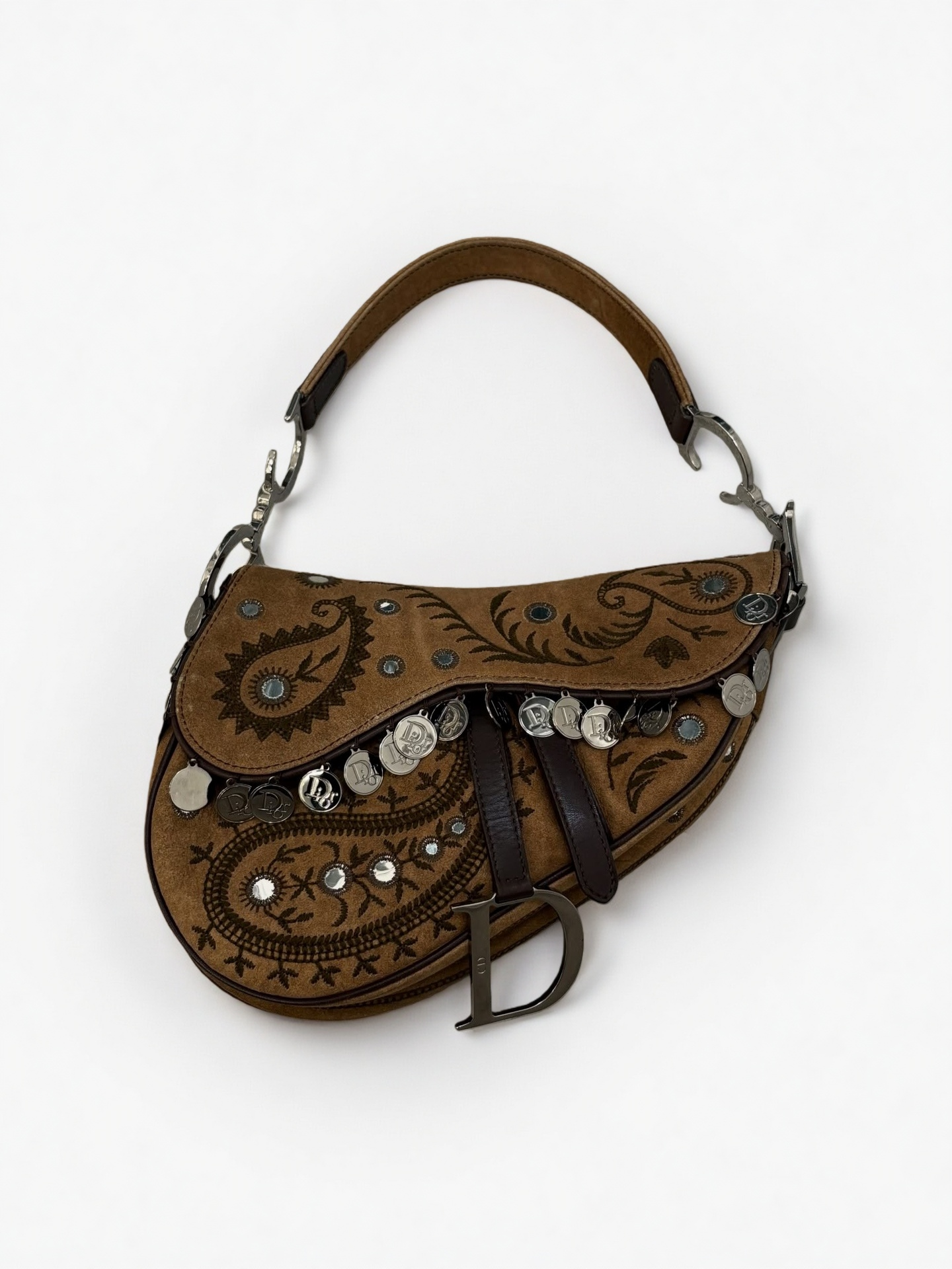 Vintage Western-Inspired Saddle Bag