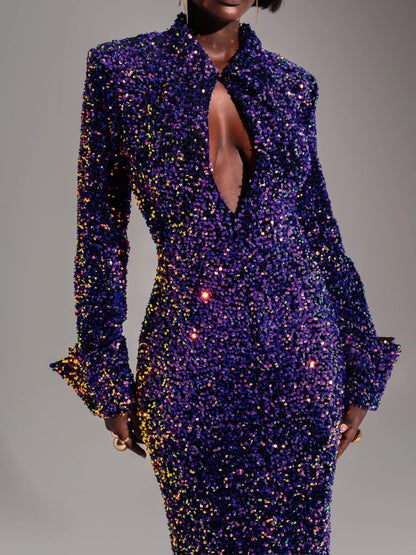 Jess Sequin Maxi Dress